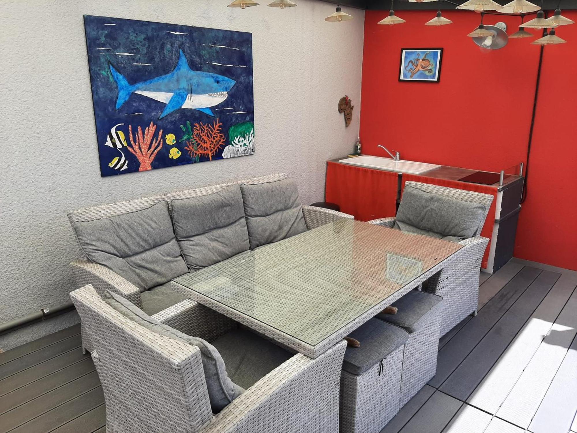 Studio Independant Chez L'Habitant Avec Piscine Et Cuisine Exterieures لا روشيل المظهر الخارجي الصورة