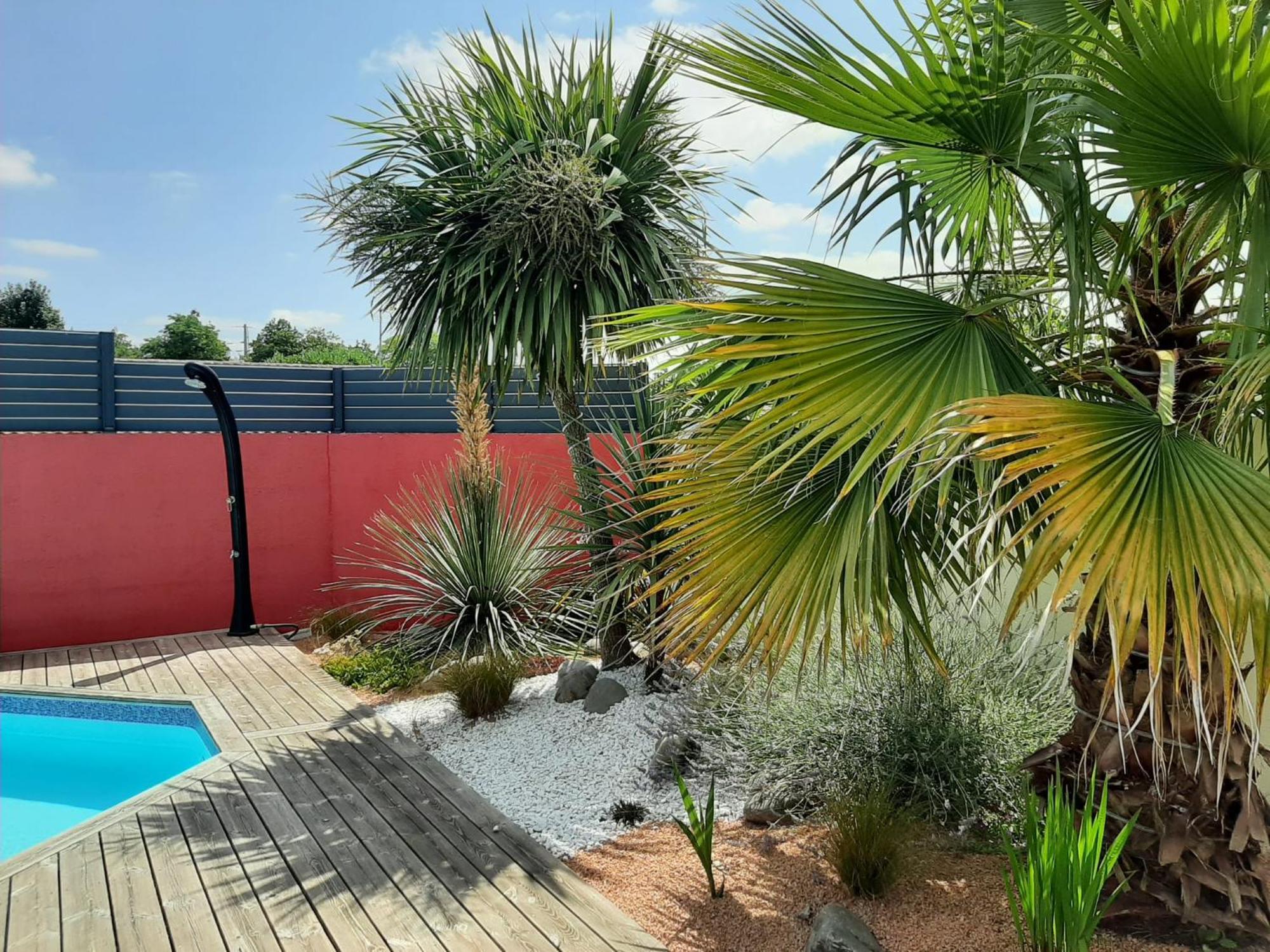 Studio Independant Chez L'Habitant Avec Piscine Et Cuisine Exterieures لا روشيل المظهر الخارجي الصورة