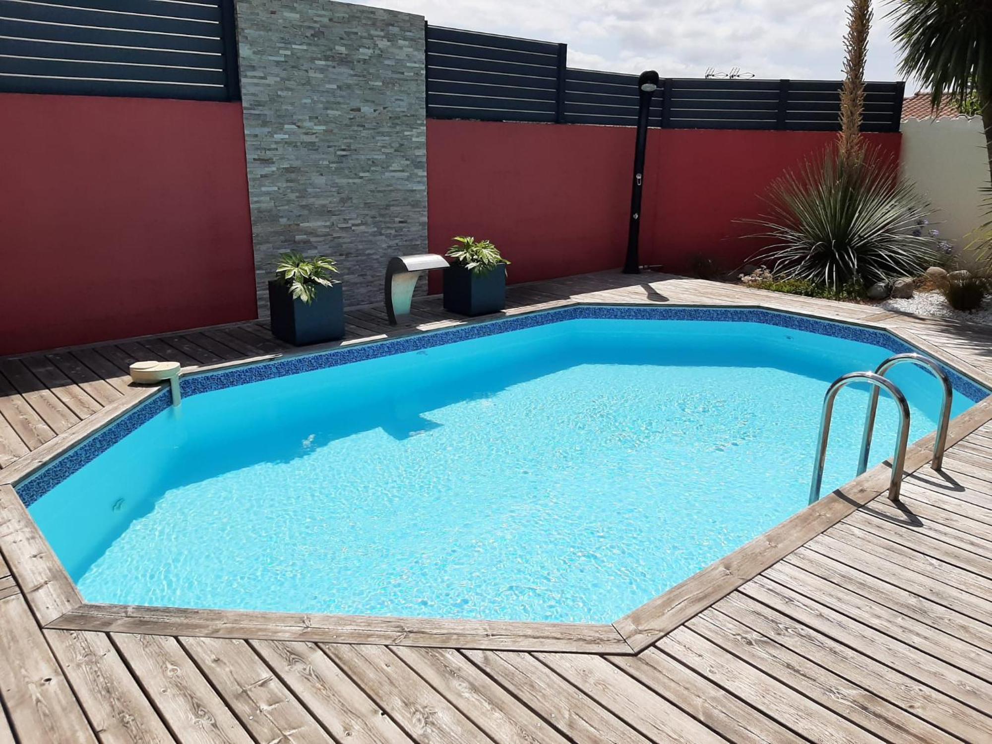 Studio Independant Chez L'Habitant Avec Piscine Et Cuisine Exterieures لا روشيل المظهر الخارجي الصورة